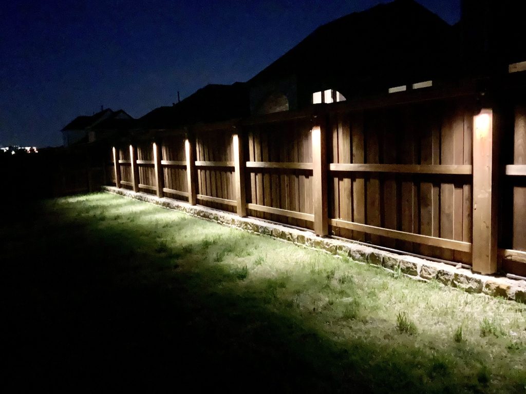 Bernardy Lighting landscape project - Southlake TX area
