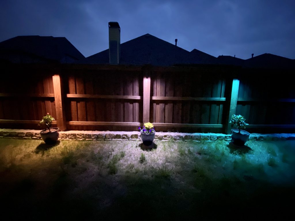 Exterior home lighting project - Lewisville TX