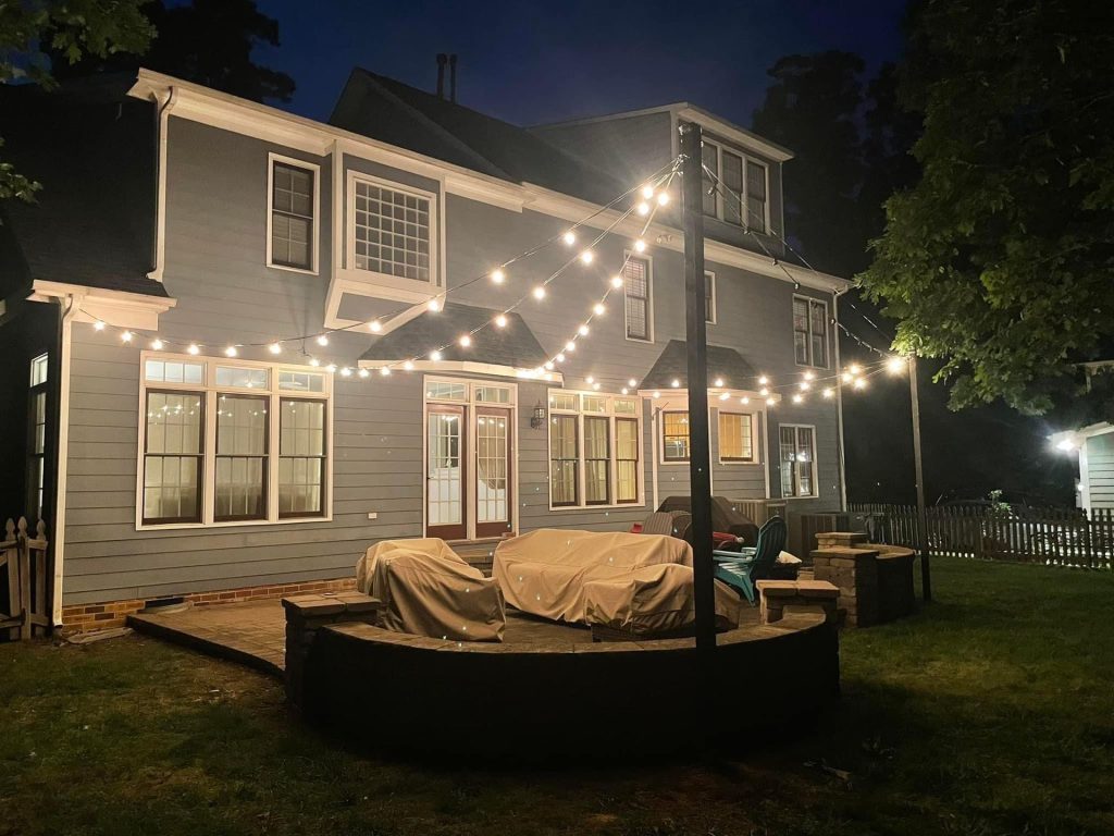 Patio and outdoor living lighting installation DFW